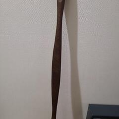 【売却済】【高級銘木タガヤサン】鉄刀木　靴べらの画像