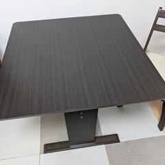 ダイニングテーブル、イス2脚セット