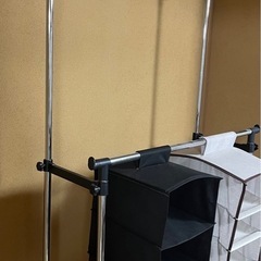 5月10日まで受付。5月14日削除。大幅値下げ⤵️【中古】2連パイプハンガー等の画像