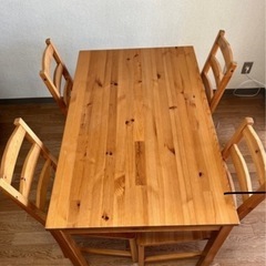 受付終了 IKEA JOKKMOKKダイニングテーブルセットの画像