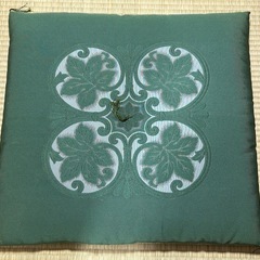 高級　緑　座布団　10枚　セット