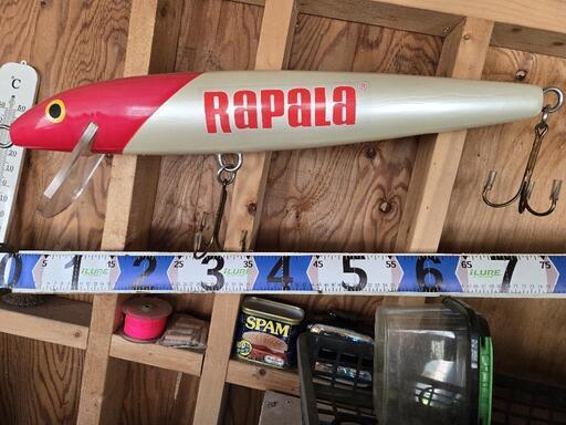 75cm ジャンボルアー ラパラ ミノー rapara デッドストック 超希少 釣り  バス  ロッド タックル
