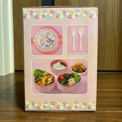 【サンリオ】フラワー3段ピクニックランチボックスの画像