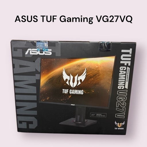 【美品】ASUS TUF Gaming モニター VG27VQ 27インチ 湾曲