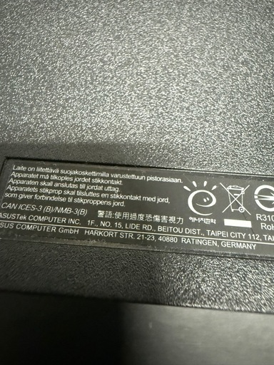 【美品】ASUS VG278 27インチ ゲーミングモニター