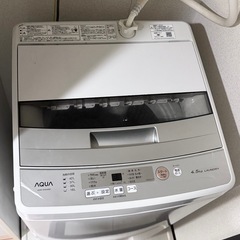 (引取り予定者様決まりました) AQUA 洗濯機（2019年製 ） の画像