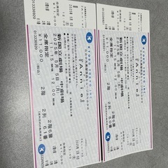 アニーミュージカルの5月5日のペア
チケット