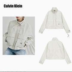 【完全新品未使用】カルバンクライン ライトグリーン　ジャケット