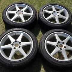 タイヤホイール4本セット 山あり！ 205/50R17 7.0J...