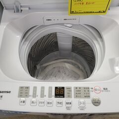 J9403　Hisense　ハイセンス　6.0kg洗濯機　HW-K60J　2024年製　動作確認、クリーニング済み　【リユースのサカイ柏店】の画像