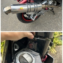 軽整備済み‼️   シグナスx 2型　リアライズマフラー　スパイダー　カスタム　配送可能　現車確認可能の画像