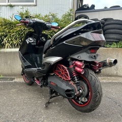 軽整備済み‼️   シグナスx 2型　リアライズマフラー　スパイダー　カスタム　配送可能　現車確認可能の画像