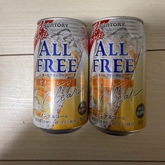  オールフリークリア ビターオレンジ 350ml 2本 ［サント...