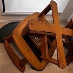 回転椅子2脚セット ナガノインテリアの画像