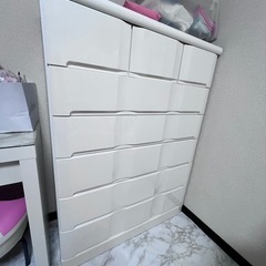 【引取待ち】美品！！白色タンス