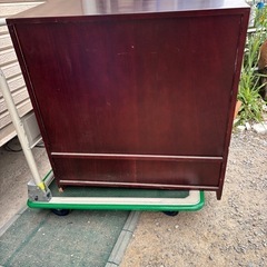 木製 和箪笥 箪笥 茶箪笥 飾り棚 キャビネット 民芸調 格子 アンティーク 和家具 和室 サイドボード 収納棚 古民家の画像