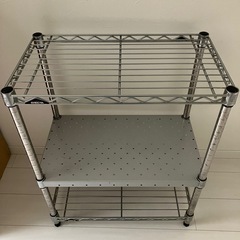 0円　3段スチールラック