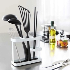 山崎実業(Yamazaki) ツールスタンド ワイド ホワイト タワーの画像