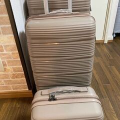 旅行用スーツケース4点セット 茶色の画像