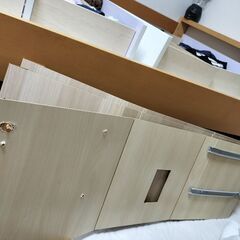 IKEAカラックスのインサートボックス用レール2枚の画像