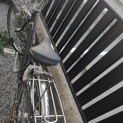 自転車　ママチャリ　通学自転車