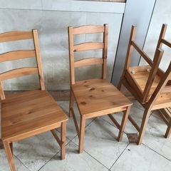 IKEA パイン材　チェア
