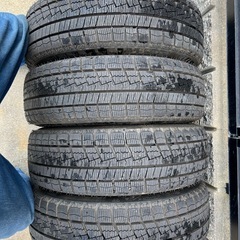 使用浅 175/65/R15  スタットレス タイヤ ホイール 4本 セットの画像