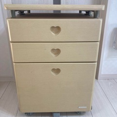 コイズミ デスク 学習家具 袖机 ワゴン キャスター付