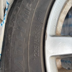 225/55R18 
日産　ホイル　タイヤの画像