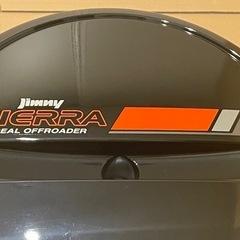 JimnySierra純正スペアタイヤハーフカバーデカール　ストライプシエラロゴの画像