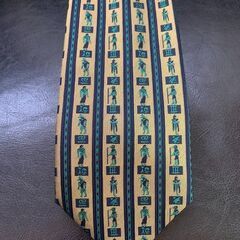 Cres Cent（クレッセント）ネクタイ シルク100％ 日本製 幾何学柄の画像