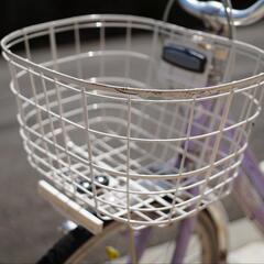 ブリジストン リコリーナ　ジュニアサイクル　22インチ　小学生女の子　かわいい　ラベンダー　紫22インチ　3段変速　【引き取り限定】の画像