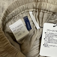 新品　プリ－ツロングスカ－トの画像