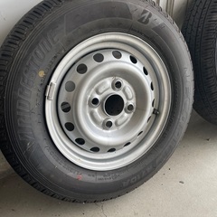 軽トラ　軽バン　ブリヂストン夏タイヤ4本セットの画像
