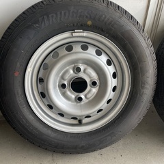 軽トラ　軽バン　ブリヂストン夏タイヤ4本セットの画像
