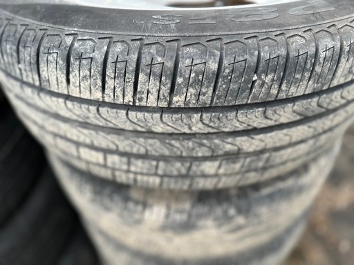 日産　リーフ　純正ホイールタイヤセット 4本　タイヤサイズ205/55R16 タイヤ年式2019年 日産 リーフ 純正ホイールタイヤセット 4本 タイヤサイズ205/55R16