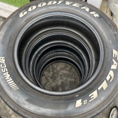 GOOD YEAR EAGLE#1  ナスカー ホワイトレター　215/65-16  4本セットの画像