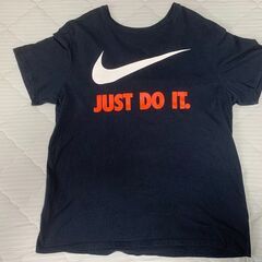 NIKE ナイキ ロゴTシャツ XL JUST DO IT. ブラック メンズの画像