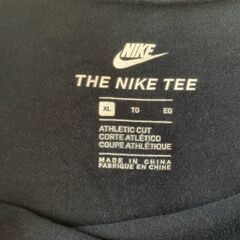 NIKE ナイキ ロゴTシャツ XL JUST DO IT. ブラック メンズの画像