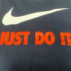 NIKE ナイキ ロゴTシャツ XL JUST DO IT. ブラック メンズの画像