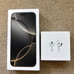 iPhone 16 Max Pro 化粧箱 & Air Pods...