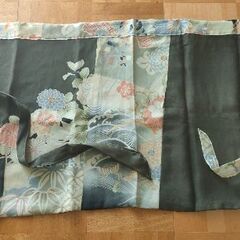 お値下げ！正絹リメイクエプロン