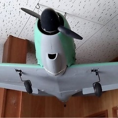 戦闘機 大型模型(手作り木製)