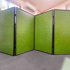 五月屏風　飾り　中古品　85×85（2枚）の画像