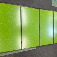 五月屏風　飾り　中古品　85×85（2枚）の画像