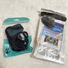 【3点セット】スマホストラップ 防水ケース ガラスフィルムの画像