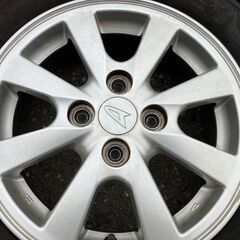 ダイハツ純正ホイール14×4.5J・PCD100+45・タイヤ165/65R14の画像