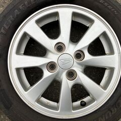 ダイハツ純正ホイール14×4.5J・PCD100+45・タイヤ165/65R14の画像