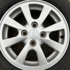 ダイハツ純正ホイール14×4.5J・PCD100+45・タイヤ165/65R14の画像