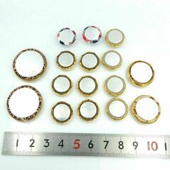 くるみボタン 大量　67個セット　デコパーツの画像